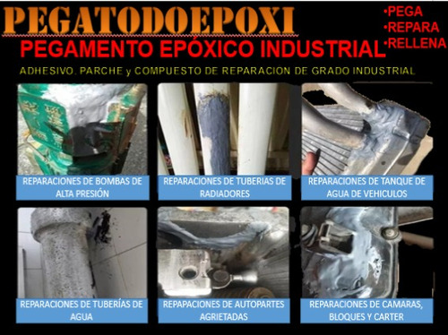 Pegamento Epóxico Industrial Pegatodoepoxi Pres. 1k Detal