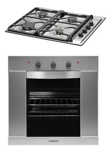 Combo12 Longvie Horno He1900xf + Anafe A6600xf