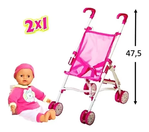 Cochecito Bebe Mu eca Bebote Dolls Travel Loko Toys