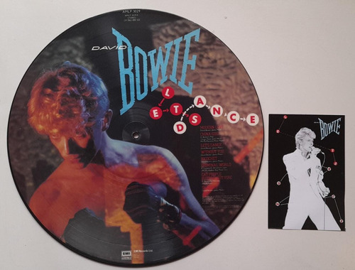 David Bowie Let's Dance Lp Vinilo Picture Disc Uk 83 Cx