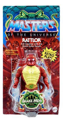 Masters Of The Universe Retro Rattlor Snake Men 2022