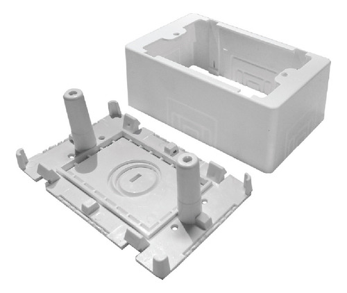 Caja Modular 2x4  Pvc Adosable, Quest Ob-6048