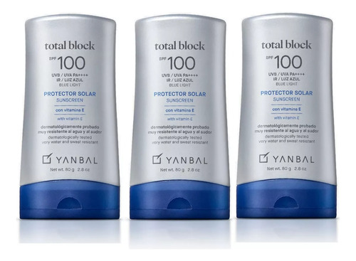 Totalblock Spf100 Pack X3 - mL a $579