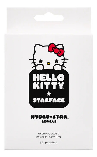 Starface Hello Kitty Hydro Star Pimple Patch Refill 32u Todo Tipo De Piel Día/noche