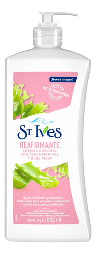  Crema nutritiva para cuerpo St. Ives Reafirmante en dosificador 532mL