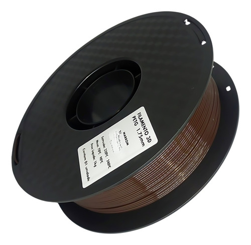 Filamento Petg 3d Masterprint Cores Variadas Colorido Print Cor Marrom