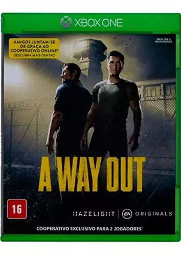 Jogo A Way Out Xbox One Lacrado Física Portugues 2 Players