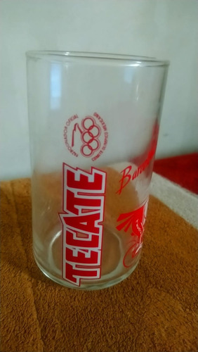 Vaso Tecate Juegos Olímpicos Barcelona 1992 Original Agua (Usado)