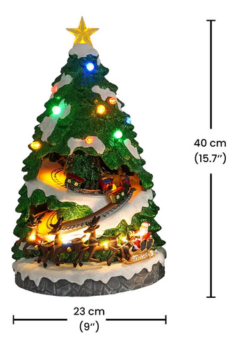 De Navidad Iluminado, Decoración Navideña Con Música,