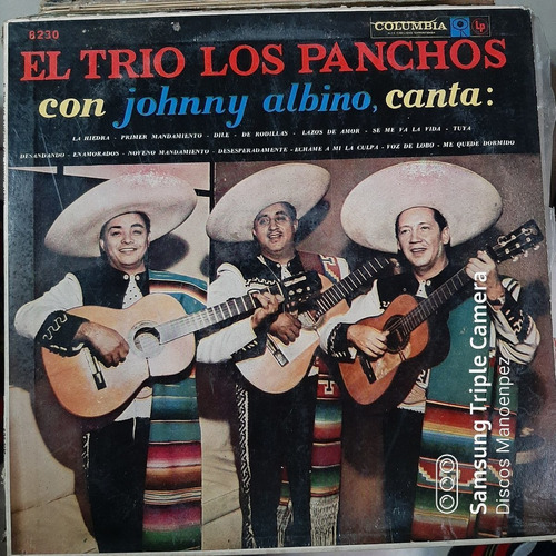 Vinilo El Trio Los Panchos Con Johnny Albino Canta M5