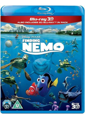 Buscando A Nemo En Disco Bluray 3d Alta Definición Full H D 