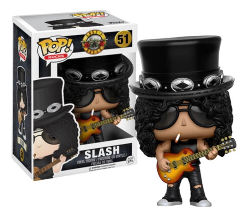 Funko Pop Music Guns And Roses Slash Vinyl Figure Collectibl