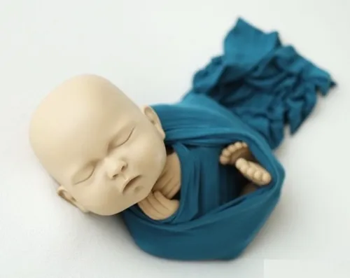 comprar Kit 3 Wraps Em Malha Fotografia Newborn Envoltório Bebê 