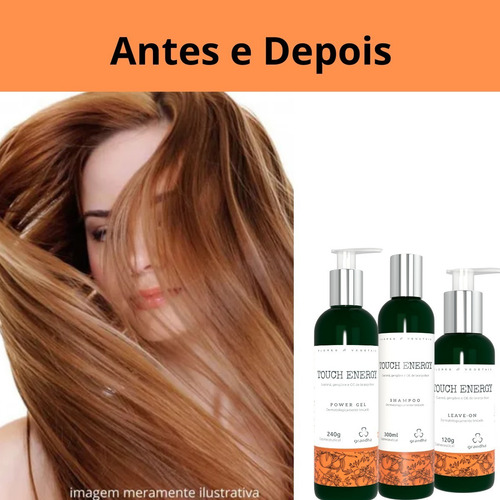 Touch Energy Grandha Kit Power Gel Shampoo Leave On