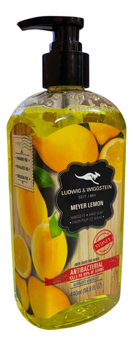 Jabón Liquido Para Manos Ludwig & Wiggstein Meyer Lemon (Limón Meyer) 440 ml