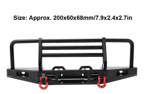 Parachoques Delantero Rc Ajustable Para Scx10 Trx4 1/10