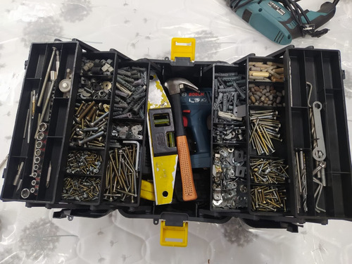 Imagem 3 de 8 de Caixa De Pesca Hi 6 Bandejas Articuladas Maleta Banqueta