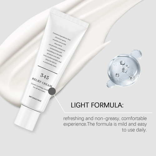 Relief Cream Creme Hidratante Para Rosto E Oleoso