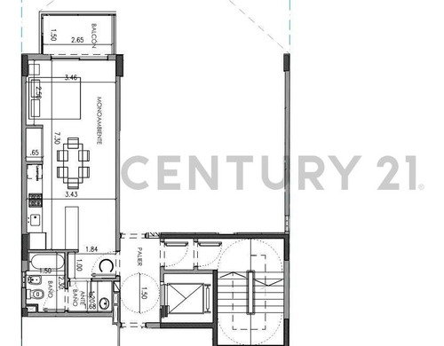 Venta Departamento Mono Ambiente Caballito A Estrenar Con Ba