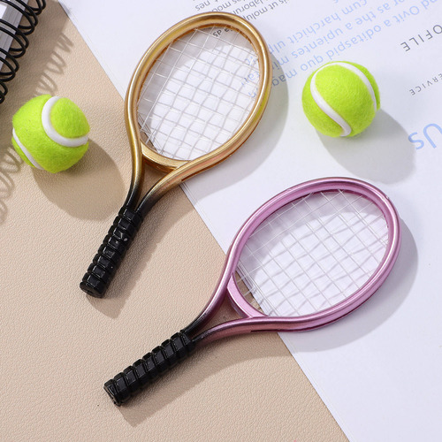 2 Juegos De Raquetas De Tenis Con Pelotas Mini House