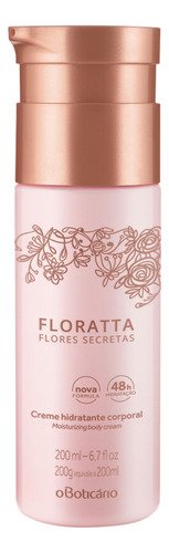 Hidratante Corporal Perfumado Floratta Flores Secretas 200ml Tipo De Embalagem Floratta Flores Secretas