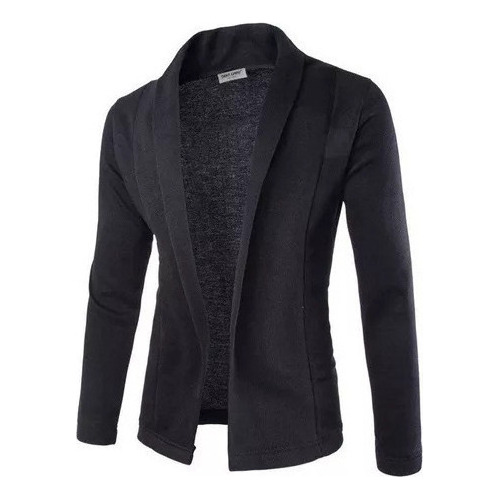 Hombre Blazer, Cárdigan, Manga Larga, Slim Fit, Suéter