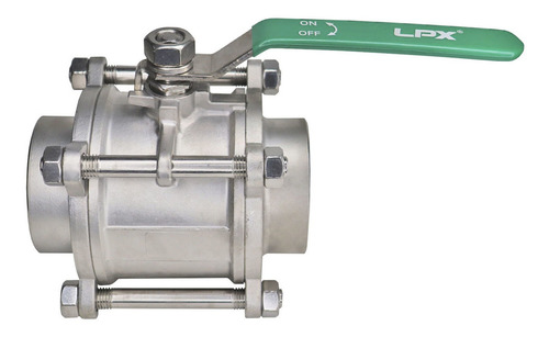 Valvula Esfera Tripartida Cf8 (inox) 4 | Lpx
