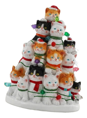 Aplicável A: Gatos De Natal Iluminados Em Miniatura