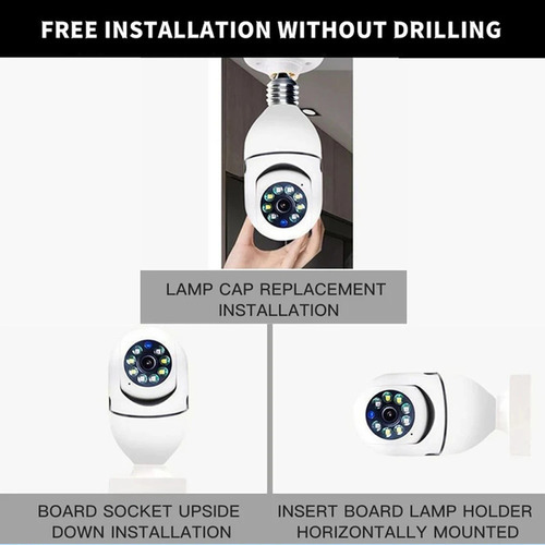 Yi Iot 5g 2,4g 2mp Wifi Bombilla Cámara