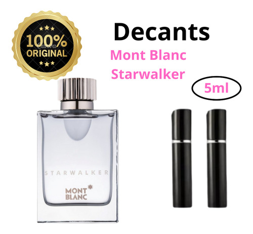 Muestra De Perfume O Decant Mont Blanc Starwalker Original 