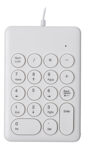 Mini Teclado Externo Usb Con Cable De 18 Teclas
