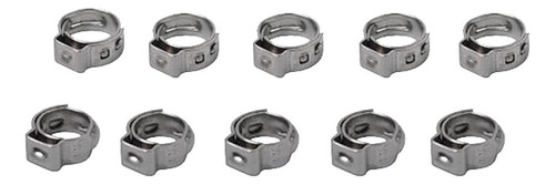 10pcspcs Piezas De Abrazadera O De Material Acero Inoxidable