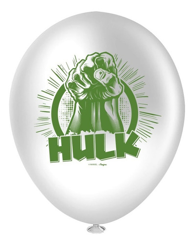 Balão - Bexiga Hulk - 25 Unidades