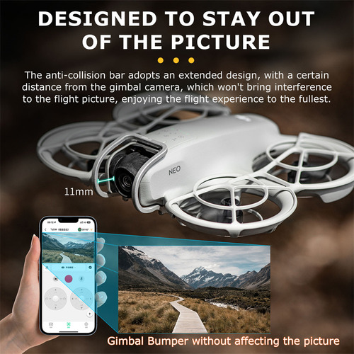 De Um Protetor De Lente De Liga De Alumínio Para Dji Neo