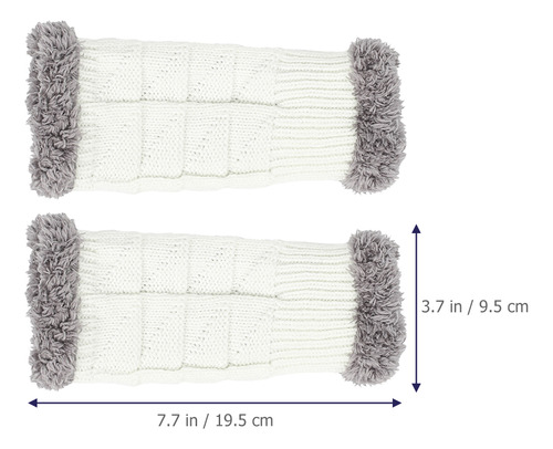 1 Par De Guantes Con Los Dedos Abiertos, Cómodos Guantes Par