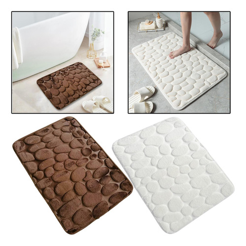 Alfombra De Baño De Espuma Viscoelástica De 2 Piezas De