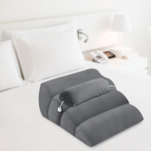 Almohada De Cuña Para Dormir, Almohada Boca Abajo, Gris S