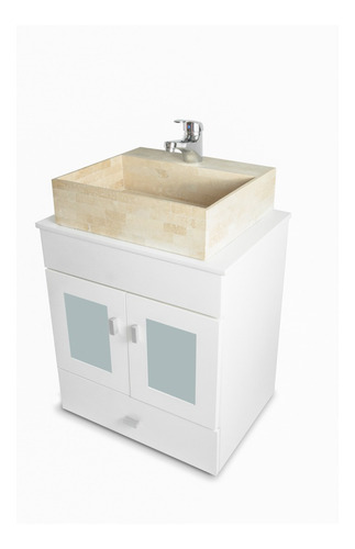 Imagen 4 de 10 de Vanitory (solo) 50cm Laqueado Colgante Puerta Cajon