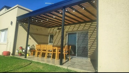Techo Cochera Garage Pérgola Aleros Policarbonato Toldo