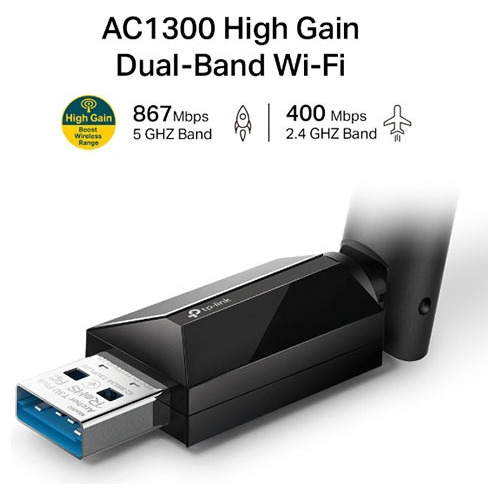 Adaptador Inalambrico Tp-link T3u Plus