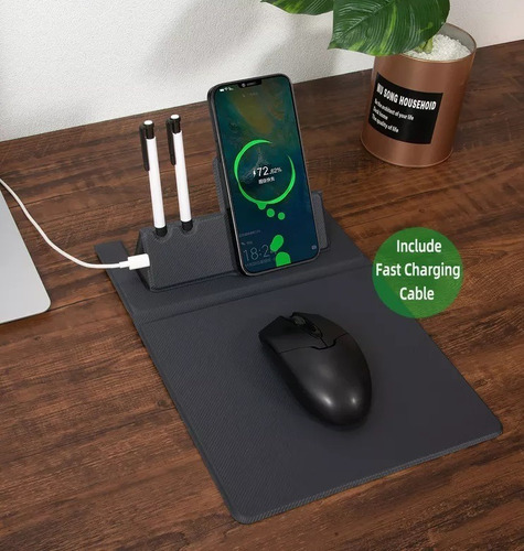 X5 Mouse Pad Con Carga Rapida Inalámbrica Mousepads Gamer