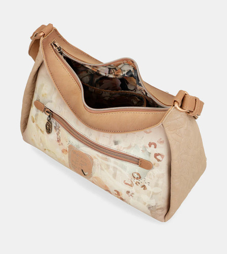 Bolsa Bandolera Anekke Memories Mod. 40803-481 Multicolor Temático Níquel Multicolor