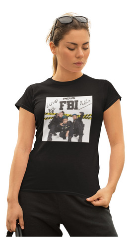 Playera Picus Fbi Música Piculines Reggaetón Juvenil Flow