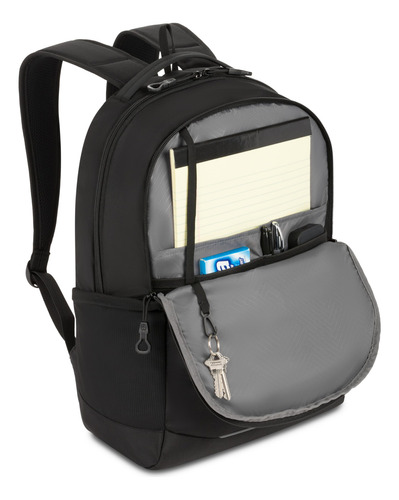 Mochila Swissgear Orientation Negra Para Portátil De 16 PuLG