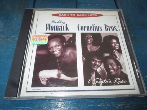 Cd Bobby Womack Cornelius Bros Back To Back Hits Usa 35c