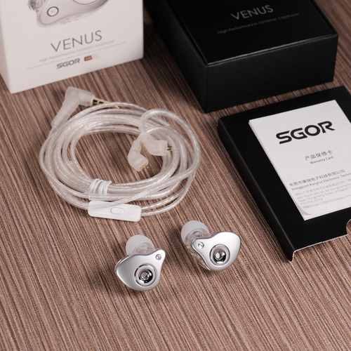 Fone Sgor Venus - Lacrado!!! Prata Com Microfone