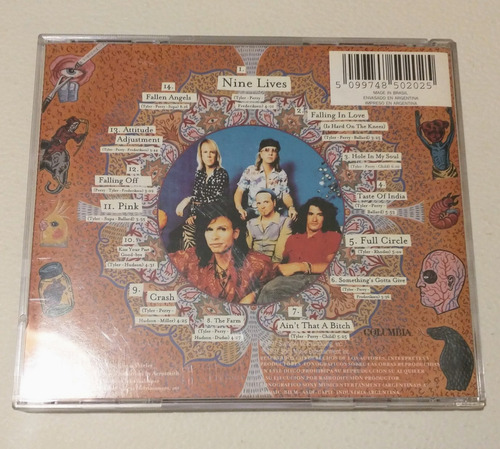 Aerosmith Nine Lives Primera Edicion Brasil/argentina 1997 (Usado)