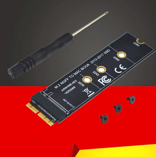 Imagen 2 de 4 de Tarj Adaptadora Ssd M.2 Ngff Pcie Ahci Compatible100% A1465