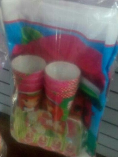 Imagen 5 de 6 de Manteleria Vasos Platos Fiestas Infantiles Cotillones