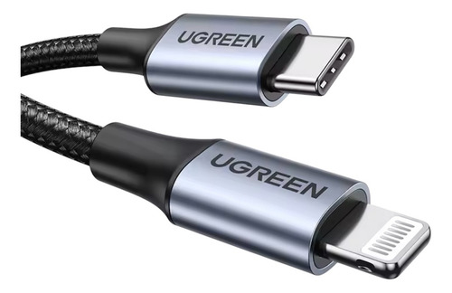 Ugreen -cable Usb Tipo C A Lightning iPhone Carga Rápida 2m